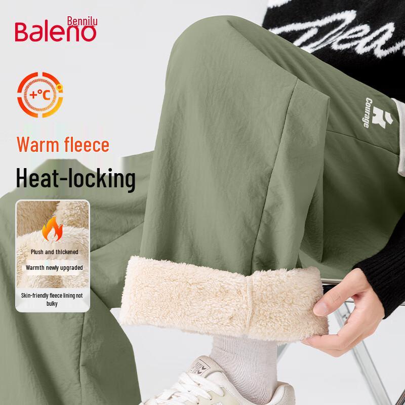 

Baleno Men s Warm Fleece Straight-Leg Casual Pants 5XL