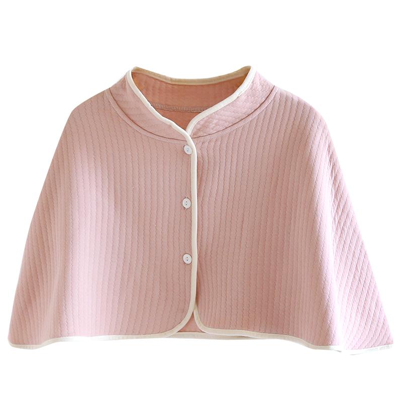 

1 шт., теплый кардиган с пряжкой на плечах, хлопковая шаль с мультяшным рисунком, холодная одежда для отдыха, накидка из хлопка, послеродовой необходимый аксессуар