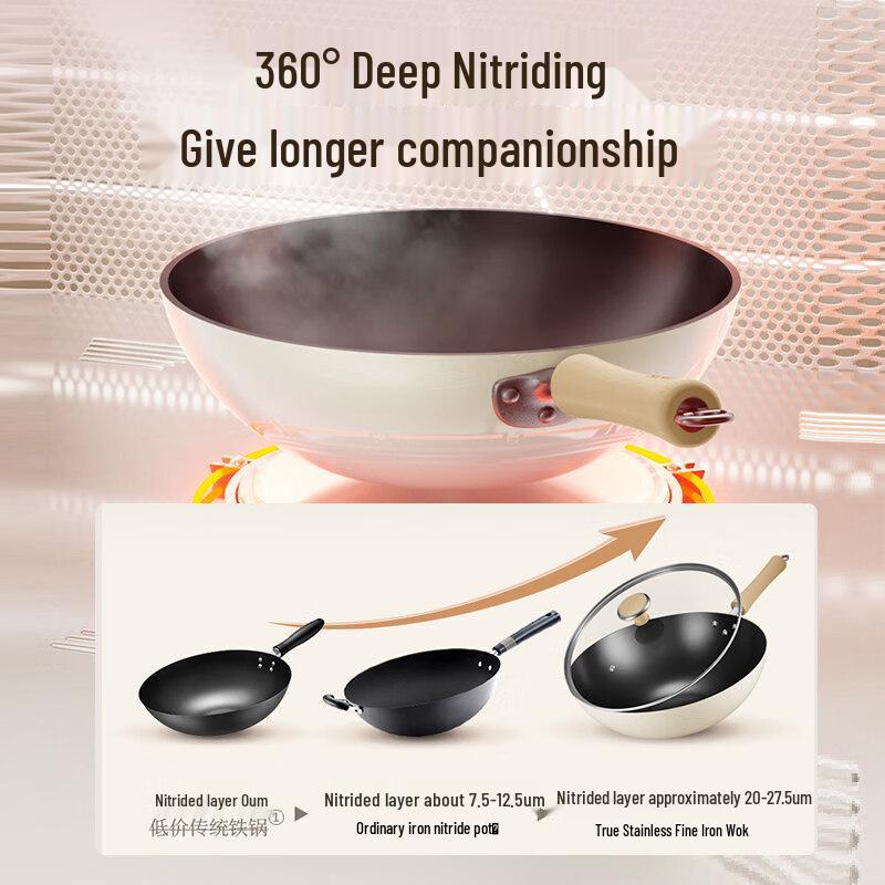 

Supor Refined Iron Non-Stick Wok