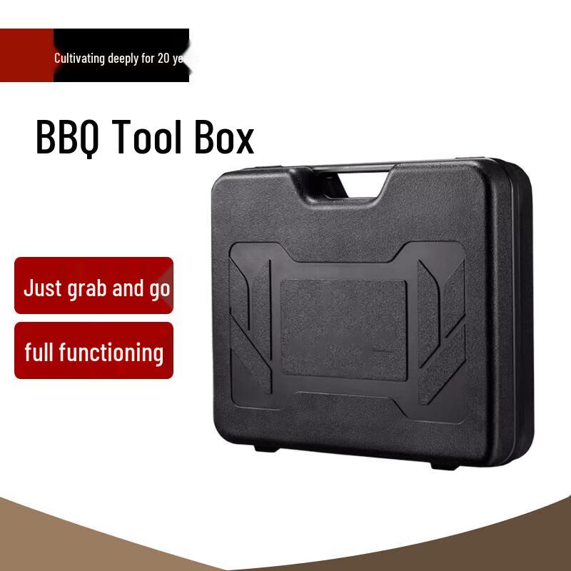 Stainless Steel BBQ Tool Set with Storage Box