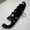 2014-2017 Infiniti Q50/Q50L Gloss Black Rear Diffuser with Dual Exhaust and Lights