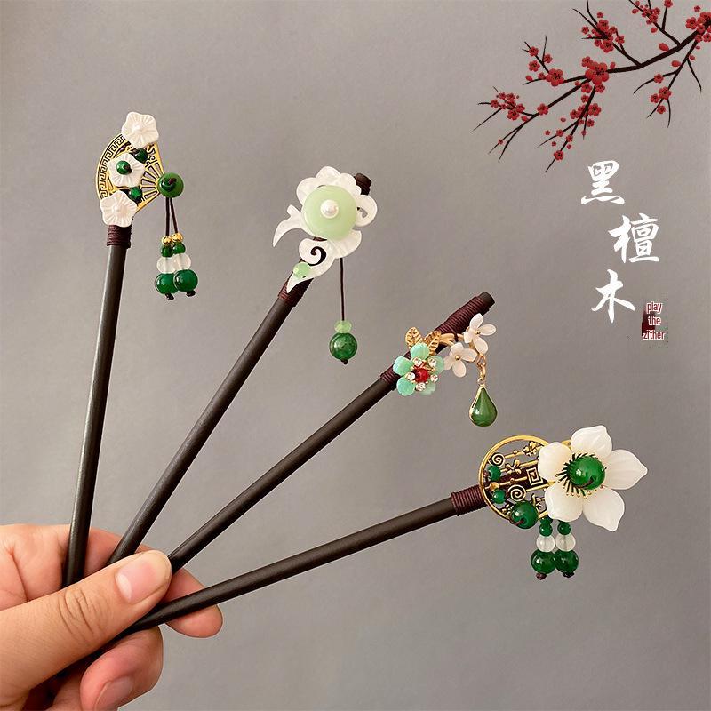 High-End Chinese Tassel Hairpin - Ancient Style for Women's Hanfu Updo