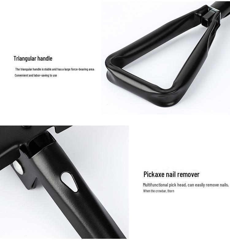 Multi-Function Emergency Car Shovel: Military-Grade Folding Tool for Outdoor Survival and Automotive Use