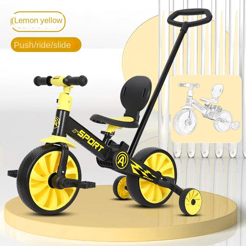 Bērnu līdzsvara velosipēds, trīsritenis, pedāļu velosipēds