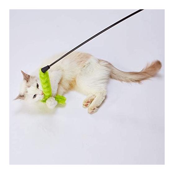 Petio Cat Toy necoco BLACK TACT Cat Play Long Tail