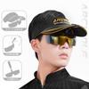 ARCWOLF Polarized Sunglasses for Cap Yellow Hats, Over-the-Eye Sunglasses, Flip-Up Shaders, Pollen-Resistant,