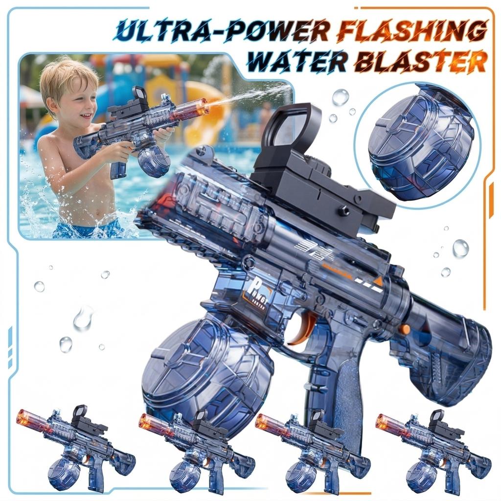 16 Electric Water Toy With Flashing Flames - Automatic Continuous Spray Water For Children