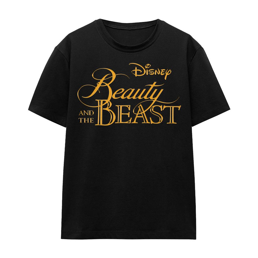Beauty And The Beast Unisex Adult Logo T-Shirt