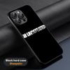 Fashion Hip-hop Logo Japan Art Painting Phone Case For iPhone 16 15 14 13 12 11 Plus Pro Max Limited Black Hard Case Sheepskin