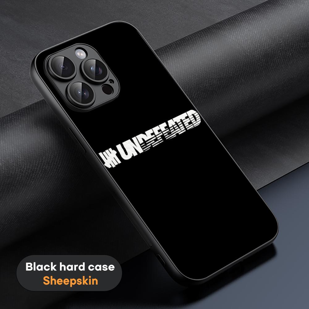 Fashion Hip-hop Logo Japan Art Painting Phone Case For iPhone 16 15 14 13 12 11 Plus Pro Max Limited Black Hard Case Sheepskin