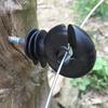 5/50x Elektrozaunisolator Einschraubisolator Zaunring Drahtverbindungswerkzeug Selbstschneidender Isolationsnagel Weidezubehör