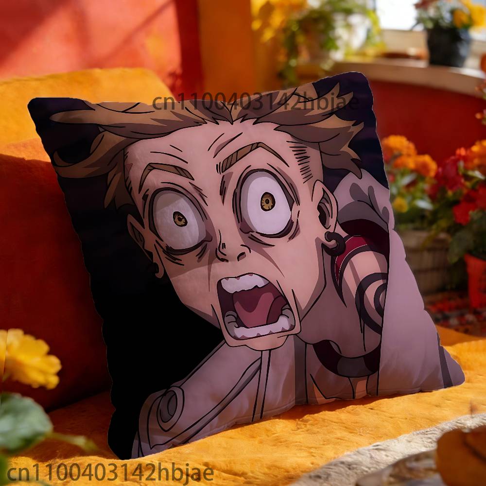 Enjin G-Gachiakuta Pillow Case For Sofa Decor Car Office Room Printing Cushion Cover Decorations and Protector