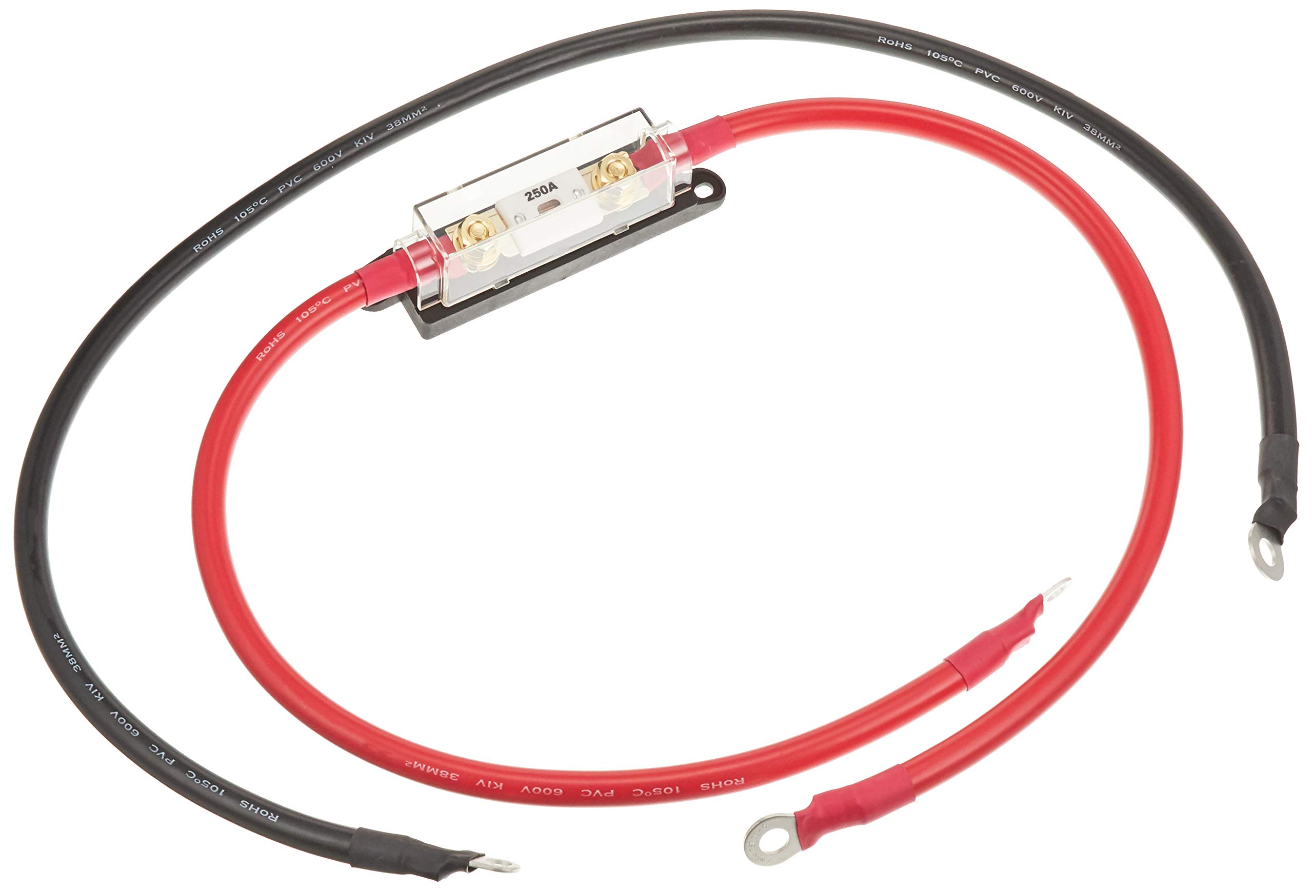 

ONE GAIN 1500W Class 12V Type Inverter Fuse Cable for COTEK Inverter SP1500-112 (SP1512KIV, SP1512kiv)