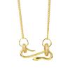 Inspired Eyecatching Snake Choker Necklace For Women In Stylish Gold And Finish Silver