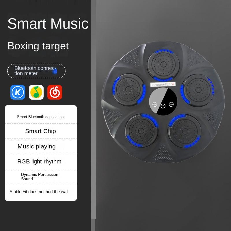 Máquina de Boxeo Musical, Boxing Reaction Target Boxing Machine, Electronic Boxing Practice Wall