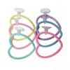 Betta Exercise Ring 1/6Pcs Suction Cup Heart Shaped Fish Training Toy for Home Aquarium Fish Tank Decor
