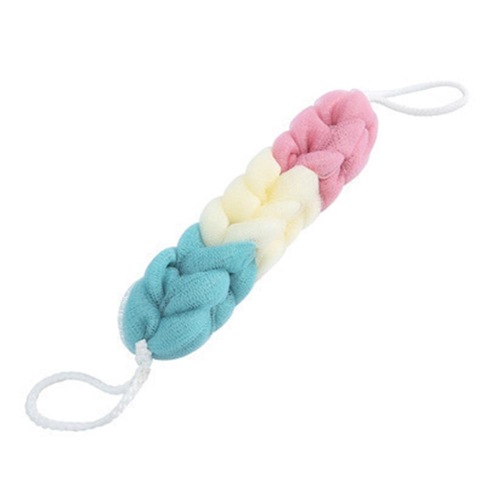 

Colour Block Bath Sponge Foaming Bath Towel Simple Bath Balls Skin Care C