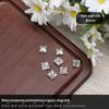 Nail Art Rhinestones: Transparent Pointed Hearts, Axe Heads, Square Rock Candy - Super Shiny Press-on Decorations