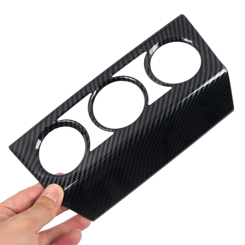 Car Accessories for Subaru WRX STi 2016 2017 2018   Carbon Fiber Printed Interior Air Condition Knob Cover Trim 1pcs