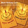 Music Function 3D Birthday Cake Cards 3D Pop Up Birthday Card  for Boyfriend Girlfriend Friends