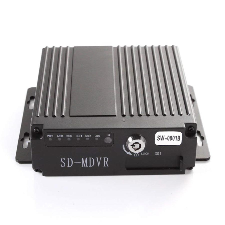 720P 4Ch Car Bus Dvr 4G Wireless Gps Realtime Video Recorder Box + 4X Ccd Camera