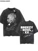 T-shirt Chris Brown Tag Breezy Bowl XX Tour T-shirt Oversize Lavata Vintage Cotone Hiphop Streetwear CB