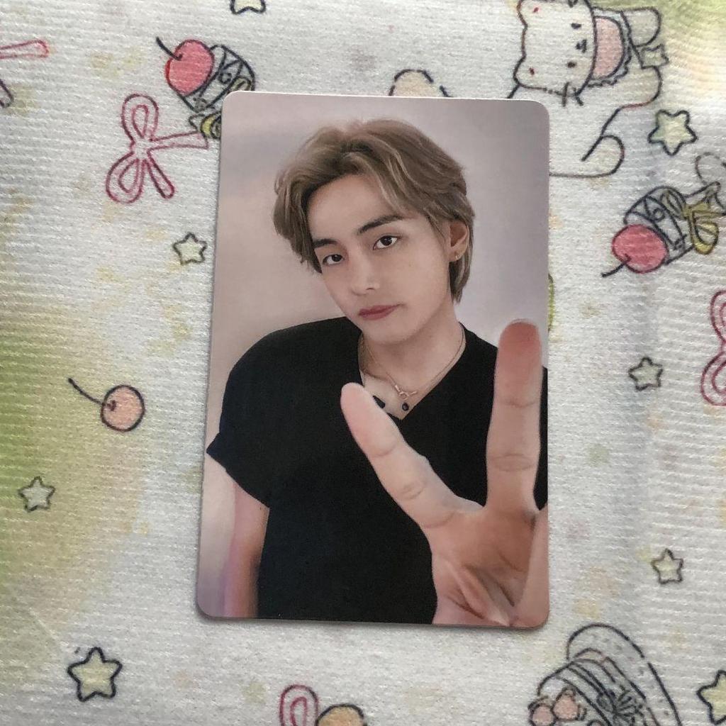 [USED] BTS Taehyung V JPFC Layover Limited Edition Bonus Winning Trading Card