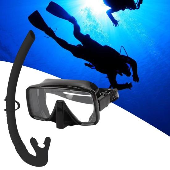 

Сухая трубка Набор Clear Vision Дайвинг Силикон Практичный Панорамный Широкий Обзор Снаряжение Плавательные принадлежности