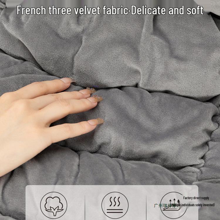 Heated Office Chair Cushion with Backrest - Electric Warming Pad for Autumn and Winter