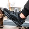Work Shoes Men Sneakers Steel Toe Puncture-Proof Work Shoes Boots Fashion Indestructible Lightweight Footwear Security