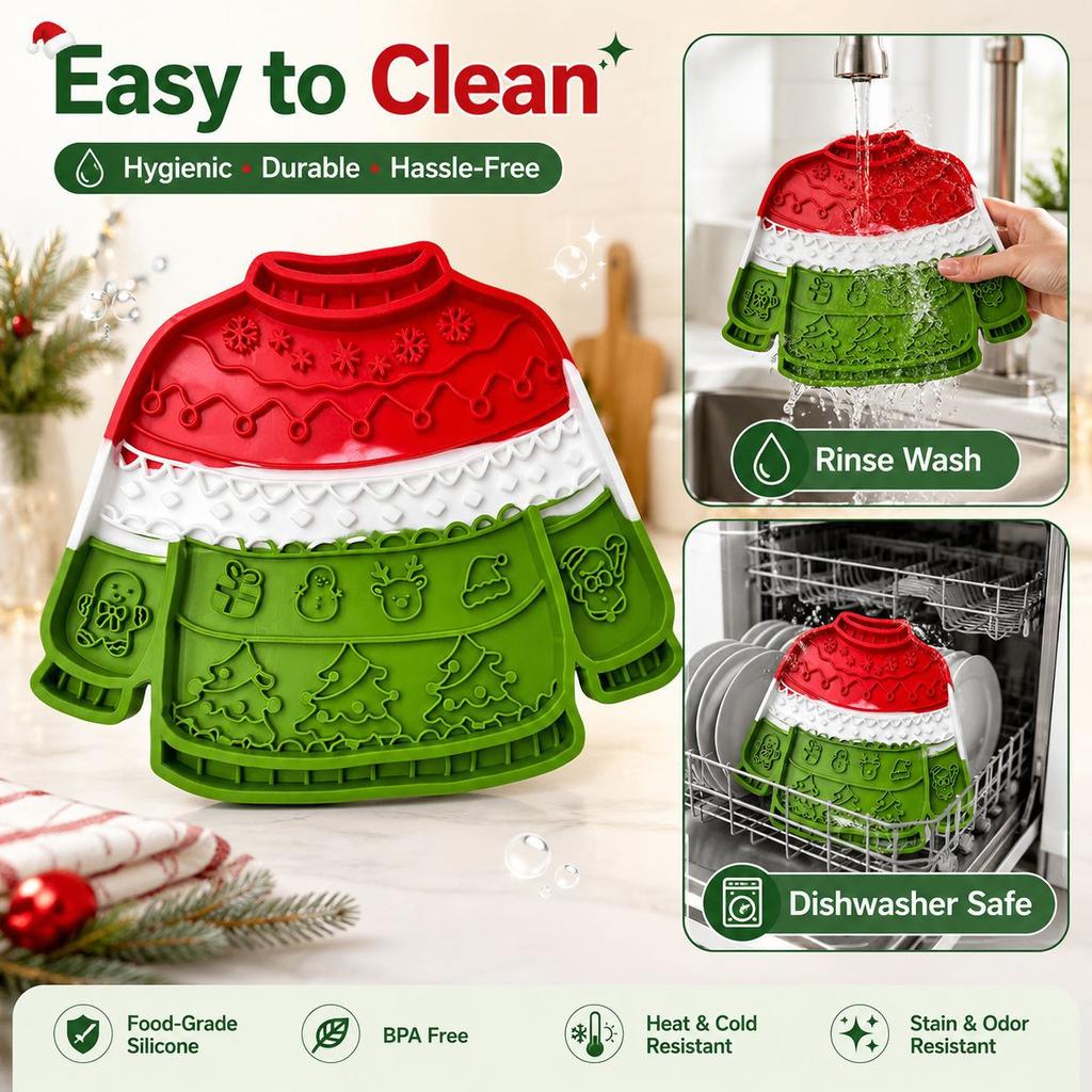 Silicone Lick Mat Slow Feeder for Cats & Small Dogs Non-Slip Design with Suction Cups Dishwasher Safe Pet Dish Extends Mealtime and Reduces Anxiety