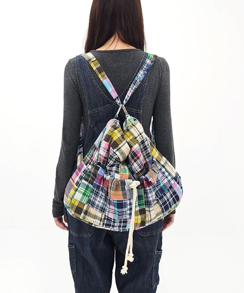 Sonnetofnight Patchwork 3-Stage Transformation Bag Check Pattern - Large L