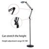 10X Diopter LED Magnifying Floor Stand Lamp Eye Protection Magnifier Glass Ligth Len Facial Light Beauty Salon Nail Tattoo Black/White