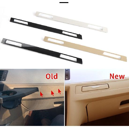 LHD Water Cup Holder Side Trim Panel For BMW E90 E91 E92 E93 2005-2012 Interior Decor Strip