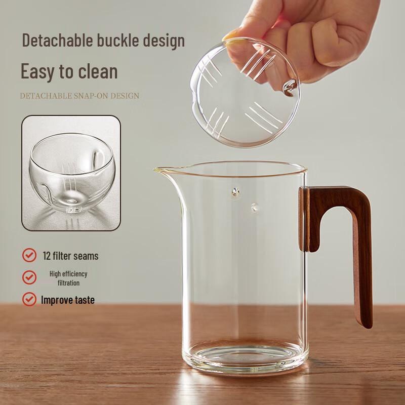 Borosilicate Glass Teapot with Integrated Infuser