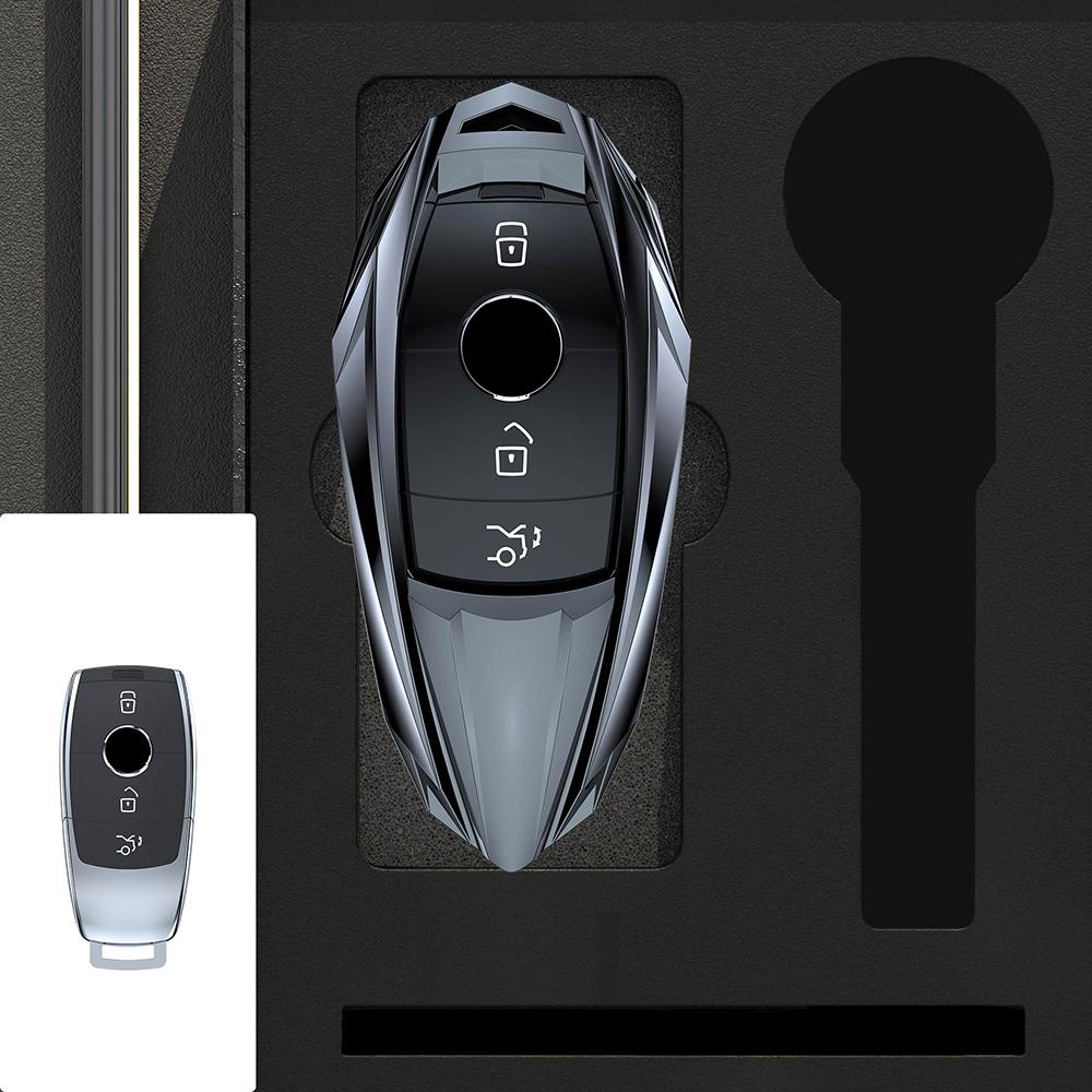 Zinc Alloy Car Key Case For Mercedes Benz E Class W213 W205 E200 E260 E300 E320 Amg Cla Remote Fob Shell Case