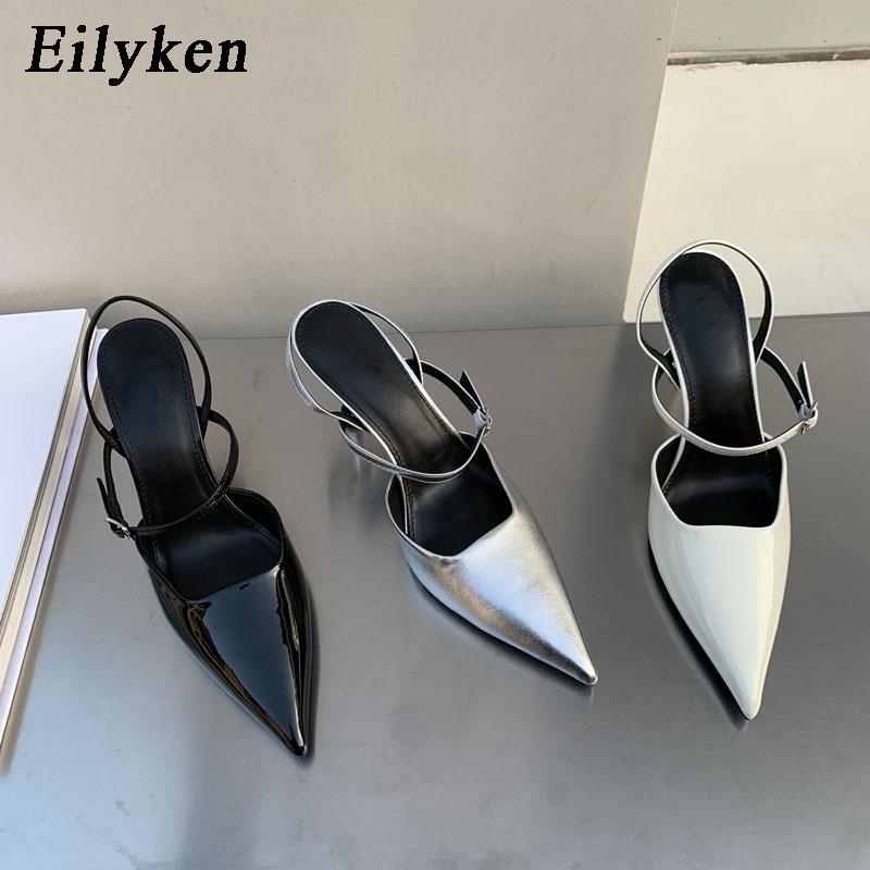 Fashion Eilyken Spring Women Slingback Fashion Buckle Strap Elegant Snadal Low Thin Heels Dress Pumps Shoes Zapatos