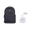 Li Ning Sports Lifestyle Serie Einfarbiger Minimalistischer Polyester Rucksack Unisex Rucksack Schwarz ABSQ564-1