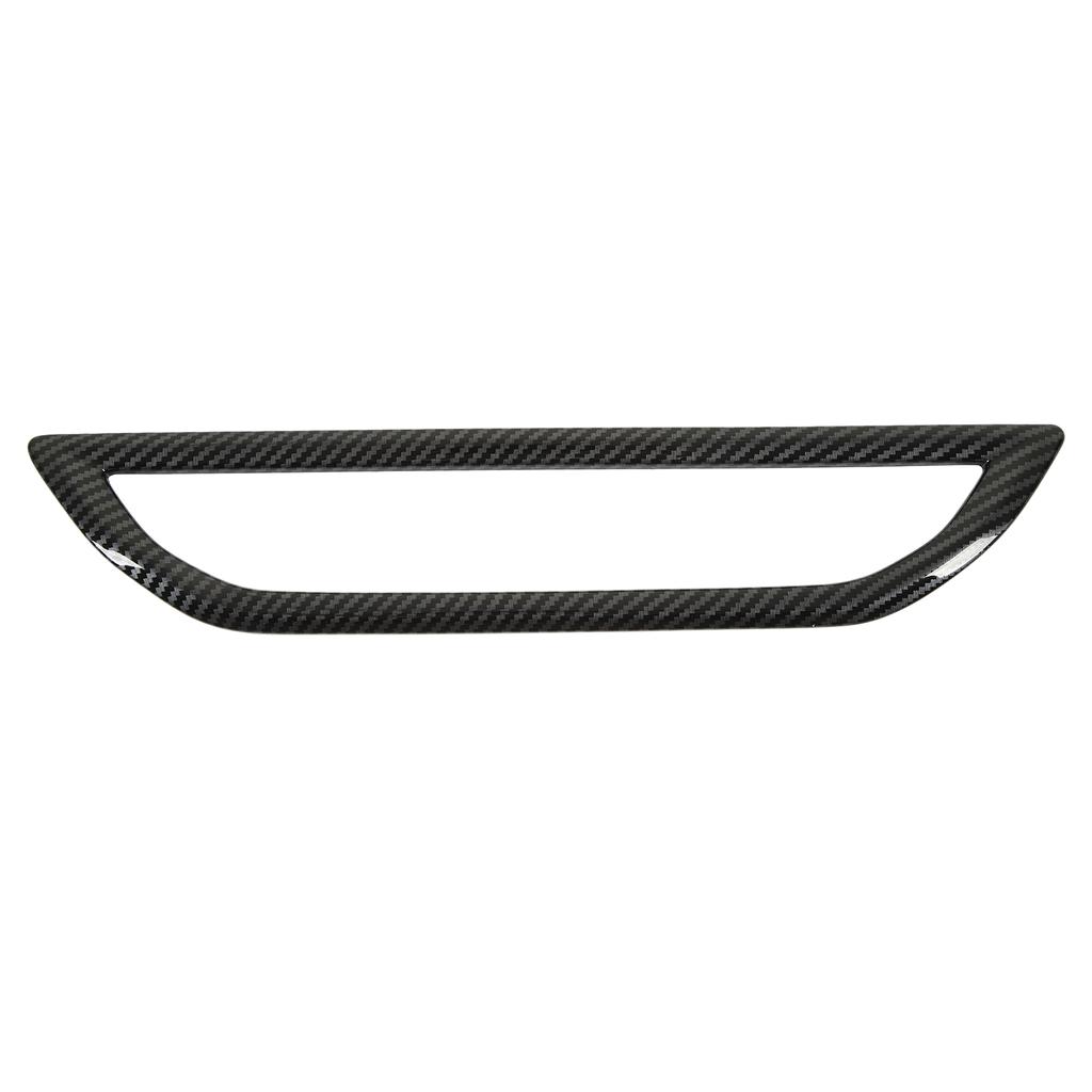 Dashboard Air Vent Outlet Frame Cover Carbon Fiber Pattern Center Wind Outlet Frame Trim