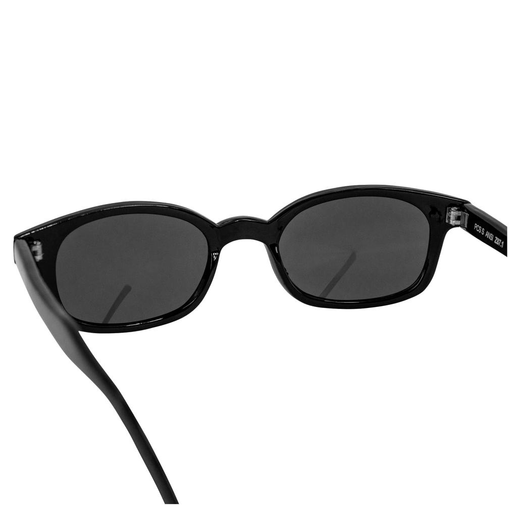 X-KD's Uni Adult Biker Sunglasses (Black/Smoke, One Size)