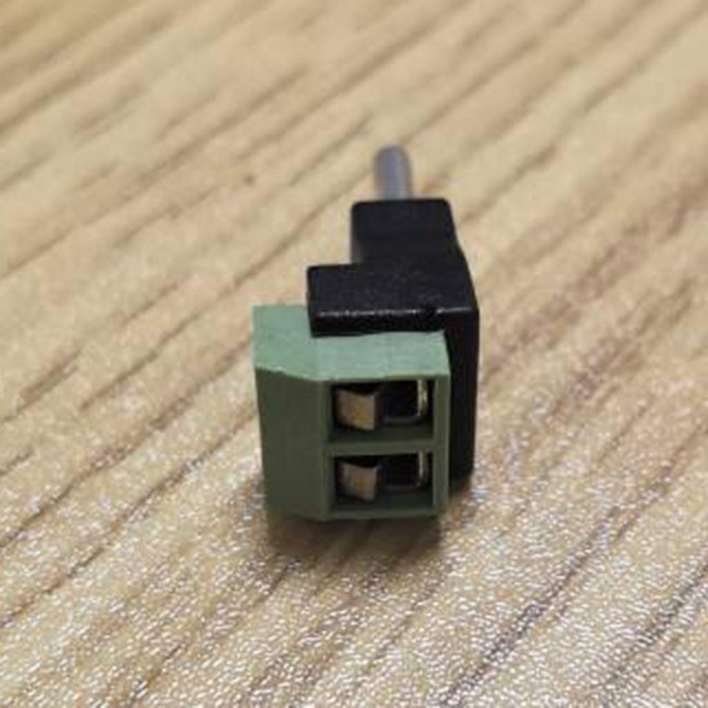 2-teiliger USB-C-Stecker auf 2-Pin Lötloser Verbinder Crimp-Klemmen-Adapter 5V3A Stromausgabe für die Reparatur kleiner Gadgets