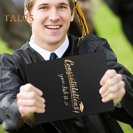 Absolventská podpisová kniha Vysoká škola Střední škola Promoce Kniha hostů Zlatá Černá Podpisová karta Tabule pro Absolventské párty potřeby