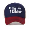 The Catfather Cat Cool Printing Men Women Breathable Baseball Cap Casual Comfortable Fashion Mesh Snapback Hat Mesh Trucker Hats