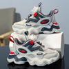 Boys Shoes 2025 Summer New Breathable Mesh Children's Dad Mesh Shoes Medium and Large Children's Boys Fried Street Sports Shoes