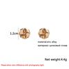Tiny Twisted Stud Earrings for Women Gold Small Earrings Girls Ear Jewelry aretes de modernos