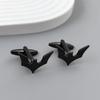 Bat Cufflinks for Men Sleeve Wrist Buttons Shirt Clasps Stainless Steel Cuff Buckle Wedding Grooms Jewelry Mens Accessories