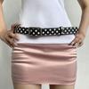 Abfall Wind Nische Retro Y2K Polka Dot Gürtel Futter Multifunktional Einfache Metallschnalle Gürtel Zubehör Denim Rock Zubehör