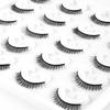 New Product 10 Pairs Of Fake Eyelashes Mink Curly Thick Simulation Natural Short Eyelashes