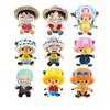 14-35cm/5.5-13.7inch Genuine ONE PIECE Stuffed Plush Toy Kawaii Plush Keychain Toy Tony Chopper Soft Stuffed Plush Doll Keychain