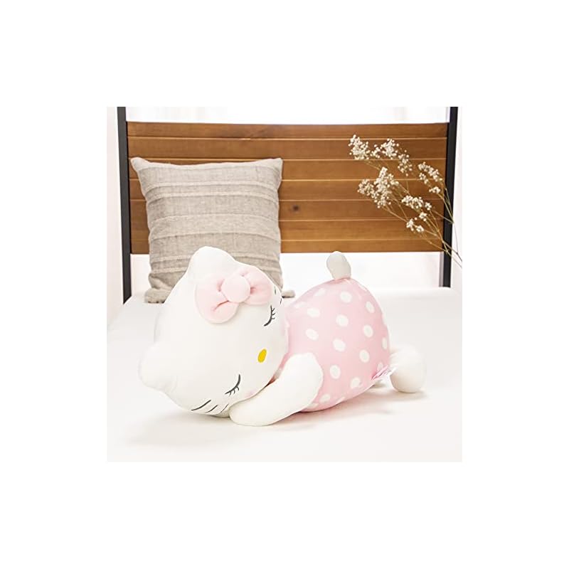 MORIPiLO Sanrio Hello Kitty Hugging Pillow [Smooth Material, Marshmallow Texture] Plush Toy, Hugging Pillow, Large Cushion, Cute, Large Size | Sleepy